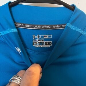 Under Armour Blue ColdGear Fitted Shirt